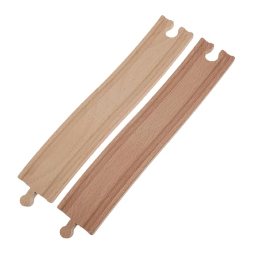 PERSELOSO 2Stücke Praktische Holzbahn Zugspur Erweiterungszubehör für Geeignet für Holzspielzeug Modelle und DIY Eisenbahnszenarien und Langlebig PERSELOSO 2Stücke Praktische Holzbahn Zugspur Erweiterungszubehör für Geeignet für Holzspielzeug Modelle und DIY Eisenbahnszenarien und Langlebig von PERSELOSO