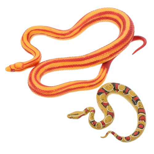 PERSELOSO 2Stücke Realistische Schlangenfiguren Simulierte Tierfiguren für Garten und Partydekoration Lebendige Schlangenmodelle Leuchtenden Farben PERSELOSO 2Stücke Realistische Schlangenfiguren Simulierte Tierfiguren für Garten und Partydekoration Lebendige Schlangenmodelle Leuchtenden Farben von PERSELOSO