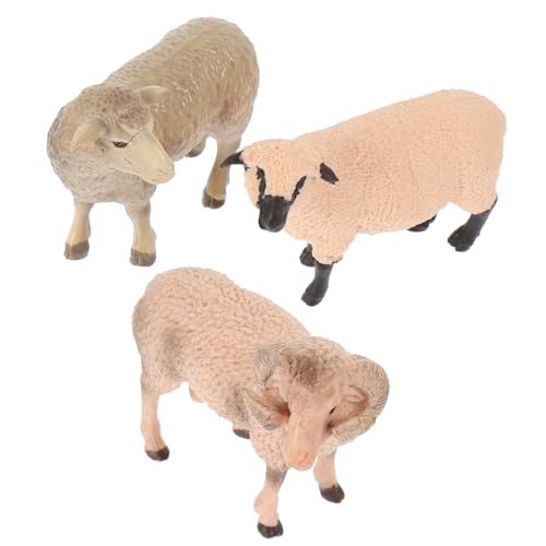 PERSELOSO 3 STÜCKE Teiliges Realistische Schaf Modelle Naturgetreue Tierfiguren für Home und Schule Hochwertige Dekoration Sicher und Langlebig für Familien und Freunde PERSELOSO 3 STÜCKE Teiliges Realistische Schaf Modelle Naturgetreue Tierfiguren für Home und Schule Hochwertige Dekoration Sicher und Langlebig für Familien und Freunde von PERSELOSO