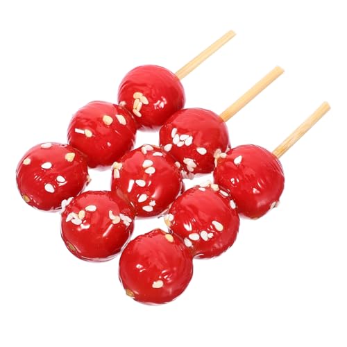 PERSELOSO 3 Stück Kandierte Haws Modell Künstliches Zuckerkürbis Dessertspielzeug Künstliche Kandierte Haws Miniatur Kürbisspieße Kandierte Haws Requisiten Puppenhauszubehör PERSELOSO 3 Stück Kandierte Haws Modell Künstliches Zuckerkürbis Dessertspielzeug Künstliche Kandierte Haws Miniatur Kürbisspieße Kandierte Haws Requisiten Puppenhauszubehör von PERSELOSO