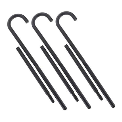 PERSELOSO 3 Stück Magische Krücken Kostümkrücken Tanzrohrkrücke Stock Für Kostüm Party-Cosplay-krücke Party-krückenstock Zuckerrohr Requisiten Halloween-partystock Plastik Black von PERSELOSO