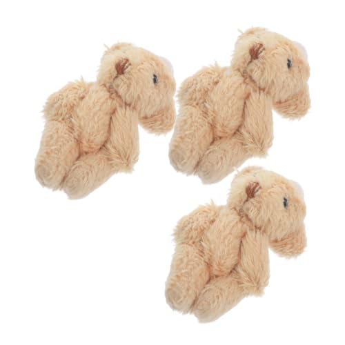 PERSELOSO 3 Stück Mini Plüsch Bären Figuren Niedliche Dekorationsfiguren für Hochzeiten Geburtstagsfeiern und DIY Projekte Realistische Miniatur Bären aus Hochwertigem Material PERSELOSO 3 Stück Mini Plüsch Bären Figuren Niedliche Dekorationsfiguren für Hochzeiten Geburtstagsfeiern und DIY Projekte Realistische Miniatur Bären aus Hochwertigem Material von PERSELOSO