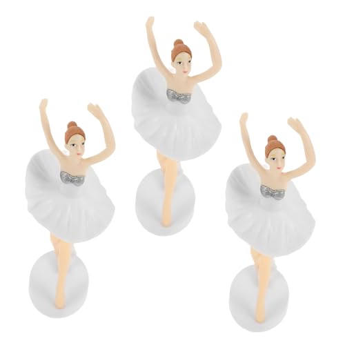 PERSELOSO 3 Stück Teiliges Ballett Mädchen Kuchen Dekoration Tortenfiguren für Geburtstagsfeiern und Desserts Backdeko für Kreative Kuchen und Süßspeisen PERSELOSO 3 Stück Teiliges Ballett Mädchen Kuchen Dekoration Tortenfiguren für Geburtstagsfeiern und Desserts Backdeko für Kreative Kuchen und Süßspeisen von PERSELOSO