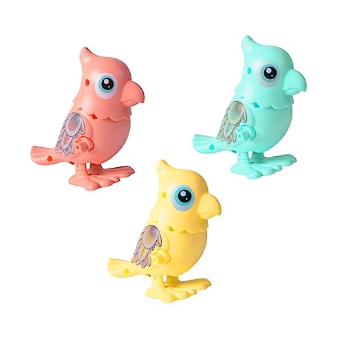 PERSELOSO 3 Stück Uhrwerk Papagei Kinderspielzeug Tierisches Aufziehspielzeug Bildungsspielzeug Uhrwerksspielzeug Hähnchen-aufziehspielzeug Plastik Zufällige Farbe PERSELOSO 3 Stück Uhrwerk Papagei Kinderspielzeug Tierisches Aufziehspielzeug Bildungsspielzeug Uhrwerksspielzeug Hähnchen-aufziehspielzeug Plastik Zufällige Farbe von PERSELOSO