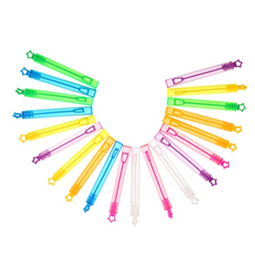 PERSELOSO 30 Stück Leere Flasche Blasenrohr Füllstoffe für Kinderpartys Partytütenfüller für Mini -Blasenstäbe kleine Blasenstäbe Leere Blasenstäbe Bubble Zauberstab Plastik PERSELOSO 30 Stück Leere Flasche Blasenrohr Füllstoffe für Kinderpartys Partytütenfüller für Mini -Blasenstäbe kleine Blasenstäbe Leere Blasenstäbe Bubble Zauberstab Plastik von PERSELOSO
