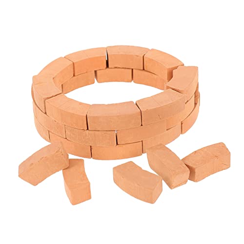PERSELOSO 30 Stück Miniatur Ziegelsteine DIY Garten für Kreative Modelle Langlebig und Sicher für Modellbau und Sandtischgestaltung von PERSELOSO