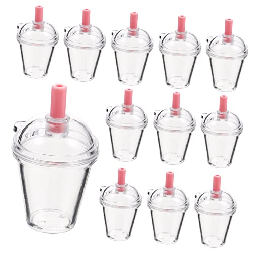 PERSELOSO 30 Stück Shiwan Plastikbecher becherförmig Reiz Herstellung kunststoffbecher plastikgläser kaffeetassen bastelset Cup-Design-Charme Armband DIY Charms anhänger Wiederverwendbar von PERSELOSO