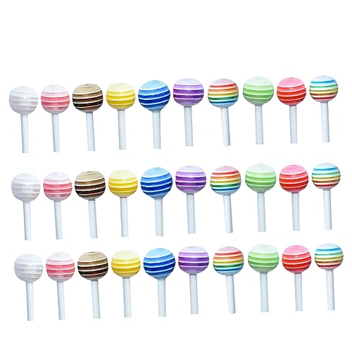 PERSELOSO 30Stücke Mini Lutscher Lollipop Bunt und Puppenhaus Zubehör und Foto Requisiten Handwerkskunst Zufällige Farben PERSELOSO 30Stücke Mini Lutscher Lollipop Bunt und Puppenhaus Zubehör und Foto Requisiten Handwerkskunst Zufällige Farben von PERSELOSO
