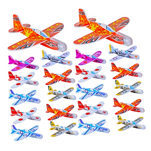 PERSELOSO 32 Stück Schaumstoffspielzeug Ebene Leicht Mini gleiten Flugzeug modellbausatz flugzeugmodelle bausätze Segelflugzeuge Flugzeuge Flugzeuggeburtstagsdekoration Eva von PERSELOSO
