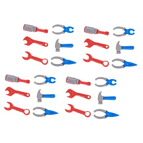 PERSELOSO 36 Teiliges Mini Werkzeugzubehör Puppenhaus Miniatur Elektronik Kleines Heim Set Werkzeuge Werkzeugkoffer Wohnaccessoires Mini Zangen Mini Zangen Mini Werkzeugkasten von PERSELOSO