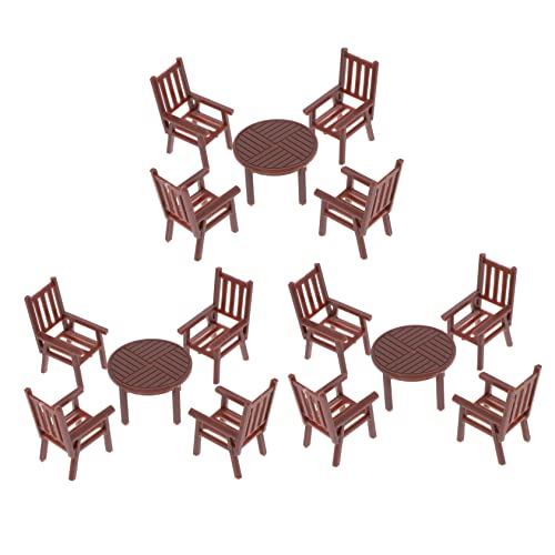 PERSELOSO 3Sätze Mini Und Stuhl Set Teiliges Set Für Miniaturhäuser Exquisite Dekoration Und Kinderspielzeug Als Zubehör Für Puppenhaus Und Mini Hausausstattung PERSELOSO 3Sätze Mini Und Stuhl Set Teiliges Set Für Miniaturhäuser Exquisite Dekoration Und Kinderspielzeug Als Zubehör Für Puppenhaus Und Mini Hausausstattung von PERSELOSO