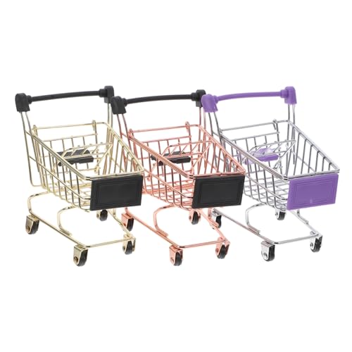 PERSELOSO 3St Mini-Einkaufswagen automatischer Behälter Brot Peeling- Obstkorb mit Figur Storage Boxes aufbwahrungs-Box Make-up-Schwammgestell Einkaufswagen-Make-up-Schwammhalter Metall PERSELOSO 3St Mini-Einkaufswagen automatischer Behälter Brot Peeling- Obstkorb mit Figur Storage Boxes aufbwahrungs-Box Make-up-Schwammgestell Einkaufswagen-Make-up-Schwammhalter Metall von PERSELOSO