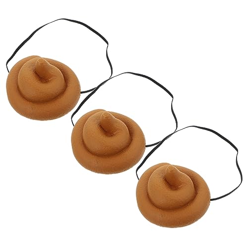 PERSELOSO 3Stücke Kackhut Kostümzubehör Lustige Kopfbedeckung Für Party Und Streichspiele Simulationskackhut Kitzelhut Geschenkidee Für Festivals Und Feiern PERSELOSO 3Stücke Kackhut Kostümzubehör Lustige Kopfbedeckung Für Party Und Streichspiele Simulationskackhut Kitzelhut Geschenkidee Für Festivals Und Feiern von PERSELOSO
