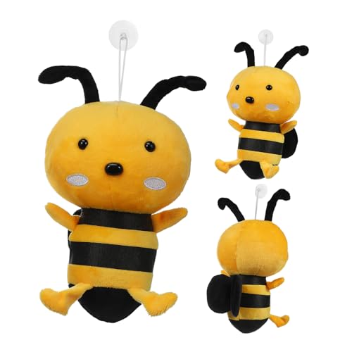 PERSELOSO 3Stücke Teiliges Plüschbienen Spielzeugset Gefüllte Kuschelbiene Dekoratives Kissen für Kinderzimmer Weiches Stofftier für Zuhause und Büro Kreativ und Komfortabel PERSELOSO 3Stücke Teiliges Plüschbienen Spielzeugset Gefüllte Kuschelbiene Dekoratives Kissen für Kinderzimmer Weiches Stofftier für Zuhause und Büro Kreativ und Komfortabel von PERSELOSO