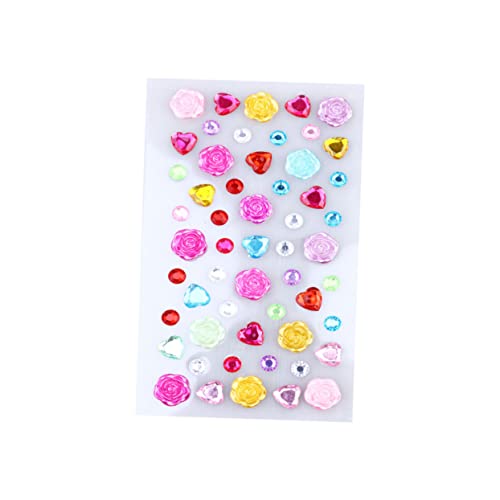PERSELOSO 4 Blätter DIY-Diamant-Aufkleber Stickers for Sticker für klebebilder für Stereoscopic Sticker Notebook Aufkleber Laptop Sticker Diamantaufkleber für Buch von PERSELOSO