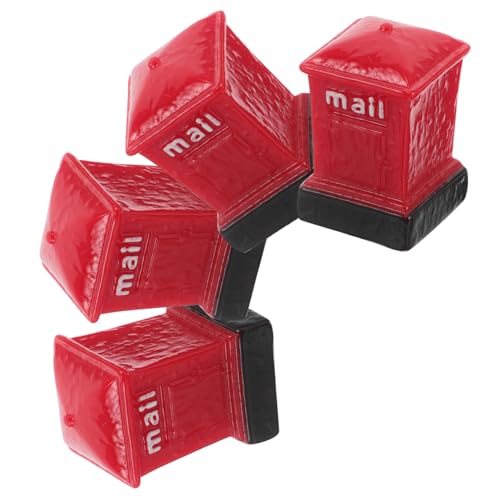 PERSELOSO 4 Pcs Winziges Mailbox Miniatur Post -Box -Modell Harz -Mailbox Skulptur Winziges Mailbox Figurine Lifelike Tiny Mailbox -Handwerk PERSELOSO 4 Pcs Winziges Mailbox Miniatur Post -Box -Modell Harz -Mailbox Skulptur Winziges Mailbox Figurine Lifelike Tiny Mailbox -Handwerk von PERSELOSO