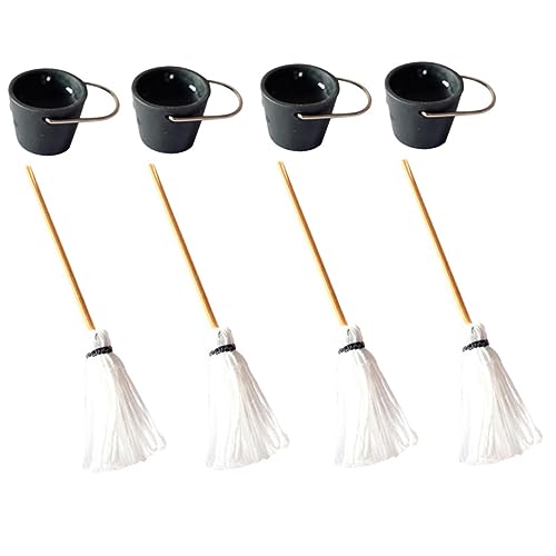 PERSELOSO 4 Sätze Eimer-Mop-Modell Miniaturmopp Eimer-Modell Mini-Reinigungsspielzeug Miniatureimer künstlich Micro Habits funnytoys Kreatives Miniaturen Miniatur-Szenendekor Eisen PERSELOSO 4 Sätze Eimer-Mop-Modell Miniaturmopp Eimer-Modell Mini-Reinigungsspielzeug Miniatureimer künstlich Micro Habits funnytoys Kreatives Miniaturen Miniatur-Szenendekor Eisen von PERSELOSO