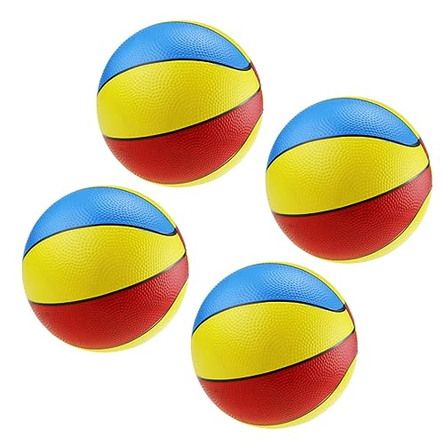 PERSELOSO 4 Stück Kinderspielzeug für Toys Aufblasbarer Basketball spielsachen für hühner pufferball Kinderbasketball aufblasbarer Ball Wasserball von PERSELOSO