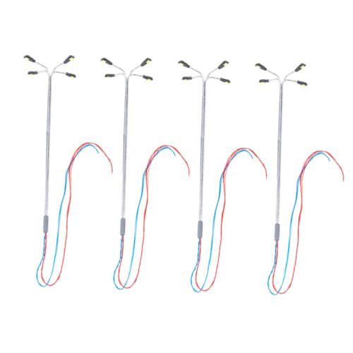 PERSELOSO 4 Stück LED Miniatur Straßenlampen Modell LED Lichter für Bastelprojekte und Miniaturhaus Dekorationen Realistische Details für Gartenlandschaften PERSELOSO 4 Stück LED Miniatur Straßenlampen Modell LED Lichter für Bastelprojekte und Miniaturhaus Dekorationen Realistische Details für Gartenlandschaften von PERSELOSO