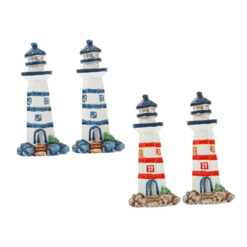 PERSELOSO 4 Stück Miniatur Leuchtturm Modelle aus Harz Teiliges für Deko für Ocean Theme Partys Puppenhäuser Detaillierte und Vielseitige Figuren PERSELOSO 4 Stück Miniatur Leuchtturm Modelle aus Harz Teiliges für Deko für Ocean Theme Partys Puppenhäuser Detaillierte und Vielseitige Figuren von PERSELOSO
