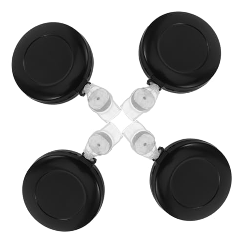 PERSELOSO 4 Stück Münzverschwindenprops Lustiges Bühnenrequisiten Spielshow- Rollenspielspielzeug Zaubertricks Zauberer Trick- Plastik Black PERSELOSO 4 Stück Münzverschwindenprops Lustiges Bühnenrequisiten Spielshow- Rollenspielspielzeug Zaubertricks Zauberer Trick- Plastik Black von PERSELOSO
