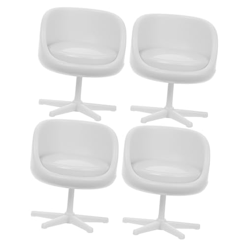 PERSELOSO 4 Stück Puppenhaus Stuhlmöbel DIY Mini Stuhl Dekorativer Miniatur Stuhl Mini Hausdekoration Puppenhaus Miniatur Stuhl Für Figuren PVC Stuhl Modell Kunststoff Weiß PERSELOSO 4 Stück Puppenhaus Stuhlmöbel DIY Mini Stuhl Dekorativer Miniatur Stuhl Mini Hausdekoration Puppenhaus Miniatur Stuhl Für Figuren PVC Stuhl Modell Kunststoff Weiß von PERSELOSO