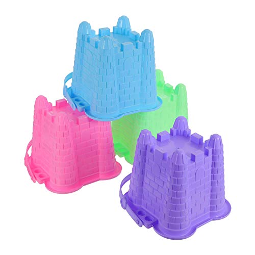 PERSELOSO 4 Stück Sandburg-Eimer Eimer Zum Bauen Von Sandburgen Sommerstrand Sandspielzeug Strandsandspielzeug Kleine Sandeimer Bunter Sandeimer Strand Sand Eimer Schaufel Plastik PERSELOSO 4 Stück Sandburg-Eimer Eimer Zum Bauen Von Sandburgen Sommerstrand Sandspielzeug Strandsandspielzeug Kleine Sandeimer Bunter Sandeimer Strand Sand Eimer Schaufel Plastik von PERSELOSO