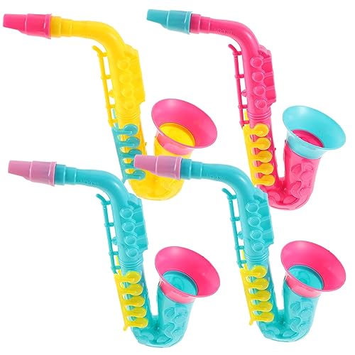 PERSELOSO 4 Stück Saxophon Musikinstrumentenmodell Für Die Bühne Blasinstrumentenspielzeug Für Kreatives Musikspielzeug Simuliertes Instrumentenspielzeug Plastik PERSELOSO 4 Stück Saxophon Musikinstrumentenmodell Für Die Bühne Blasinstrumentenspielzeug Für Kreatives Musikspielzeug Simuliertes Instrumentenspielzeug Plastik von PERSELOSO