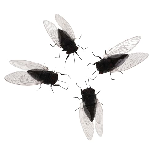 PERSELOSO 4 Stück Simulations - zikadenmodelle, Gefälschte Zikade - skulptur, Magnetische Zikade - Ornamente PERSELOSO 4 Stück Simulations - zikadenmodelle, Gefälschte Zikade - skulptur, Magnetische Zikade - Ornamente von PERSELOSO