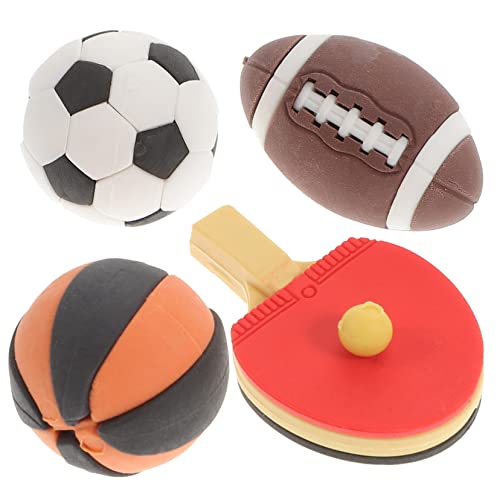 PERSELOSO 4 Stück Simulationskugelmodell Mini-hausball- Zubehör Für Puppenhäuser Mini-hausdekoration Miniatur-fußballmodell Kleines Hausgerät Rugby-Tischtennis Gummi PERSELOSO 4 Stück Simulationskugelmodell Mini-hausball- Zubehör Für Puppenhäuser Mini-hausdekoration Miniatur-fußballmodell Kleines Hausgerät Rugby-Tischtennis Gummi von PERSELOSO