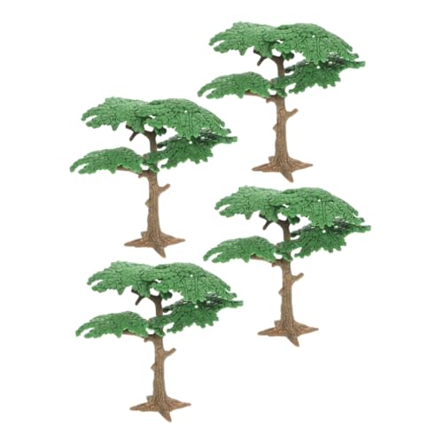 PERSELOSO 4 Stück Simulationslandschaftsbaum Künstliches Modell Mini Kaffeefilter Pflanzenmodell Baum Künstliches Baummodell Mini Filter Sandtischmodell Mini Wachsschale von PERSELOSO