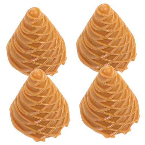 PERSELOSO 4 Stück Teiliges DIY Mini Waffelhörnchen Spielset für Realistische Simulation von Speisen für Zuhause Familienfeiern und Sommerfestdekorationen für Kreatives PERSELOSO 4 Stück Teiliges DIY Mini Waffelhörnchen Spielset für Realistische Simulation von Speisen für Zuhause Familienfeiern und Sommerfestdekorationen für Kreatives von PERSELOSO