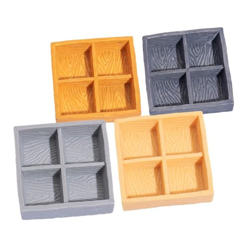 PERSELOSO 4 Stück Teiliges Miniatur Aufbewahrungskästchen für Puppenhaus Vier Fächer Box für Süßigkeiten und Nüsse Resin Deko Zubehör für Mikrolandschaften PERSELOSO 4 Stück Teiliges Miniatur Aufbewahrungskästchen für Puppenhaus Vier Fächer Box für Süßigkeiten und Nüsse Resin Deko Zubehör für Mikrolandschaften von PERSELOSO
