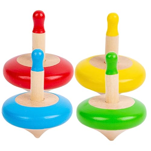 PERSELOSO 4 Stück Teiliges Set Bunter Holz Gyroskope für Interaktives Eltern Junge Mädchen Bindung und Bildung für Zuhause und Schule PERSELOSO 4 Stück Teiliges Set Bunter Holz Gyroskope für Interaktives Eltern Junge Mädchen Bindung und Bildung für Zuhause und Schule von PERSELOSO