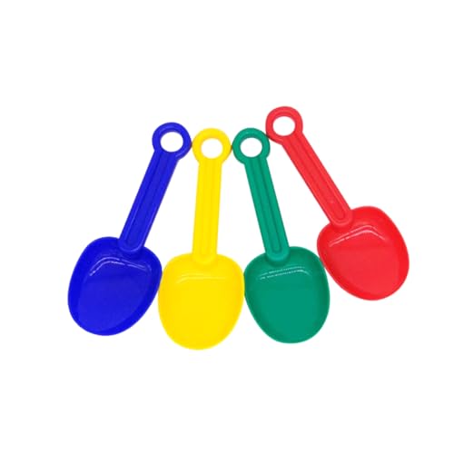 PERSELOSO 4 Stück Teiliges Strandspielzeug Lustige Sandschaufel für Outdoor Aktivitäten Buntes Sandspielzeug für Jungen und Mädchen für Sandkasten und Am Strand von PERSELOSO