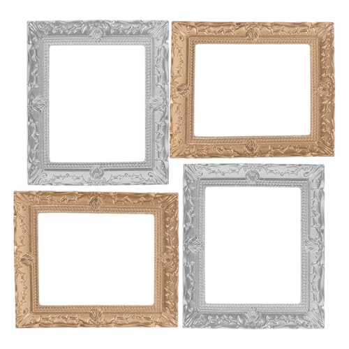 PERSELOSO 4 Stück Zubehör Für Puppenhäuser Vintage-minirahmen Mini -bilderrahmen Mini- -dekore Kleine Fotohalter Kleiner Rahmen Miniatur Bilderrahmen Mini- -fotorahmenmodelle Harz PERSELOSO 4 Stück Zubehör Für Puppenhäuser Vintage-minirahmen Mini -bilderrahmen Mini- -dekore Kleine Fotohalter Kleiner Rahmen Miniatur Bilderrahmen Mini- -fotorahmenmodelle Harz von PERSELOSO