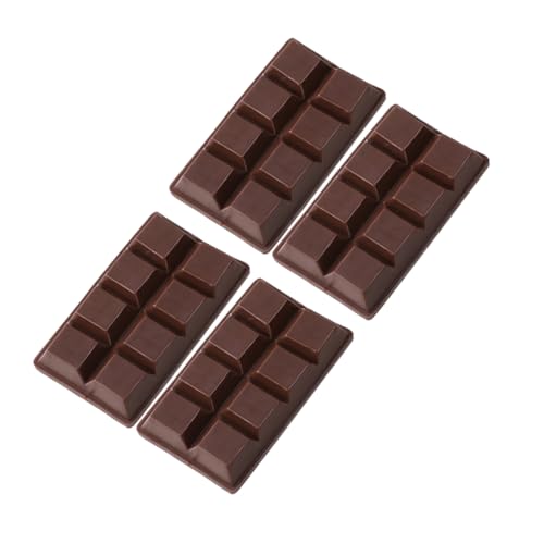 PERSELOSO 4 Stücke Teiliges Künstliche Schokoladenmodelle für Valentinstag Realistische Fake Desserts für Tischdekoration und Partybedarf Romantische Schaffen von PERSELOSO