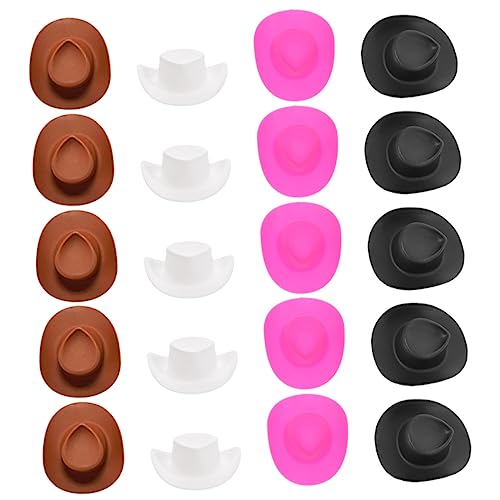 PERSELOSO Puppenhut-Kollektion 40-teiliges Mini-Hut-Set Für Bastelprojekte Und Festliche Dekoration von PERSELOSO