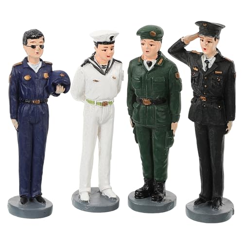PERSELOSO 4Er Set Sandtischfiguren Szene Modellmaterial Bauen Bausatz Miniatur Bausätze für spielzeugsoldaten scheibengardinen Soldatenmodelle Menschen Zahlen Harz PERSELOSO 4Er Set Sandtischfiguren Szene Modellmaterial Bauen Bausatz Miniatur Bausätze für spielzeugsoldaten scheibengardinen Soldatenmodelle Menschen Zahlen Harz von PERSELOSO