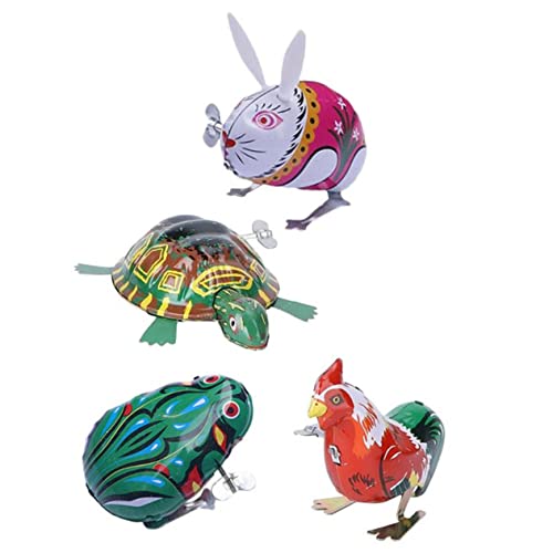 PERSELOSO 4Stücke Aufziehspielzeug für Verschiedene Tierdesigns aus Lernspielzeug mit Blechspielzeug für Partys und für Jungen PERSELOSO 4Stücke Aufziehspielzeug für Verschiedene Tierdesigns aus Lernspielzeug mit Blechspielzeug für Partys und für Jungen von PERSELOSO