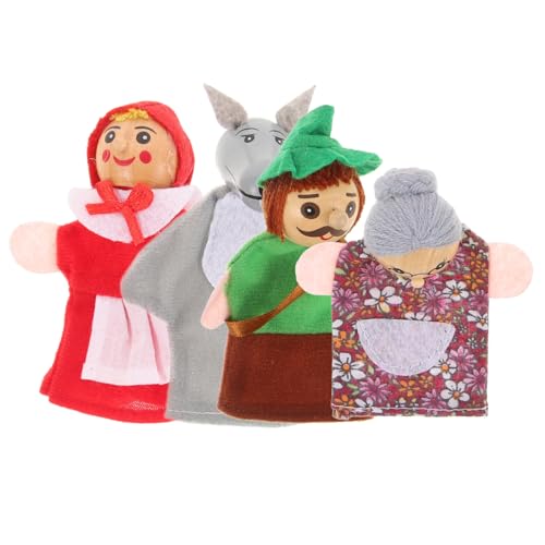PERSELOSO 4Stücke Fingerpuppen Süße Tierhandpuppen für Rollenspiele und Geschichtenerzählen für Kleinkinder und Vorschulkinder PERSELOSO 4Stücke Fingerpuppen Süße Tierhandpuppen für Rollenspiele und Geschichtenerzählen für Kleinkinder und Vorschulkinder von PERSELOSO