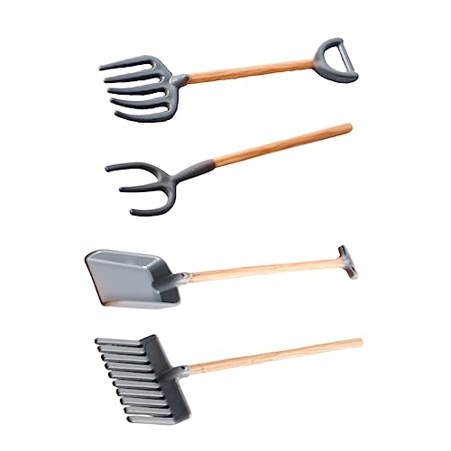 PERSELOSO 4stücke Miniatur Gartenwerkzeug Set Für Junge Mädchen Teiliges Spielzeug Mit Schaufel Rechen Und Zubehör Für Puppenhaus Und -projekte Fördert Kreativität Und PERSELOSO 4stücke Miniatur Gartenwerkzeug Set Für Junge Mädchen Teiliges Spielzeug Mit Schaufel Rechen Und Zubehör Für Puppenhaus Und -projekte Fördert Kreativität Und von PERSELOSO