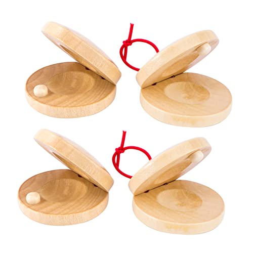 PERSELOSO 4Stücke Teiliges Holz Percussion für Handheld Schlaginstrument mit Klaren Klängen zur Musikalischen Talents und Rhythmus für Jungen und Mädchen PERSELOSO 4Stücke Teiliges Holz Percussion für Handheld Schlaginstrument mit Klaren Klängen zur Musikalischen Talents und Rhythmus für Jungen und Mädchen von PERSELOSO