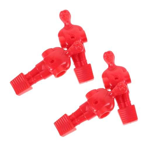 PERSELOSO 4Stücke Tischfußballfiguren Austauschbare Spielerpuppen mit für Verbessertes Spielerlebnis Stabiler Aufbau Authentisches Design für Mehr Spaß Beim Tischfußball von PERSELOSO