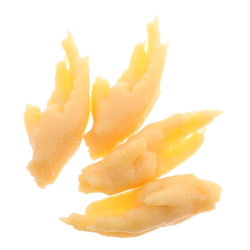 PERSELOSO 4pcs Realistisches Hühnchen -füße Modell Für Food Display Kunsthähnchenfußmodell Lustige Falsche Lebensmittel -Display - -ladenfenster Ausstellung Gefälschter Hühnerfuß PERSELOSO 4pcs Realistisches Hühnchen -füße Modell Für Food Display Kunsthähnchenfußmodell Lustige Falsche Lebensmittel -Display - -ladenfenster Ausstellung Gefälschter Hühnerfuß von PERSELOSO