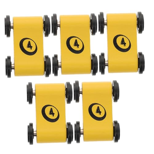PERSELOSO 5 Stück Hölzerne Rückenlastwagenspielzeug Desktop-Auto- Autorennen Rennstrecken Für Jungen Farbiger Kleinwagen Holzautobahn Autospielzeug Yellow PERSELOSO 5 Stück Hölzerne Rückenlastwagenspielzeug Desktop-Auto- Autorennen Rennstrecken Für Jungen Farbiger Kleinwagen Holzautobahn Autospielzeug Yellow von PERSELOSO