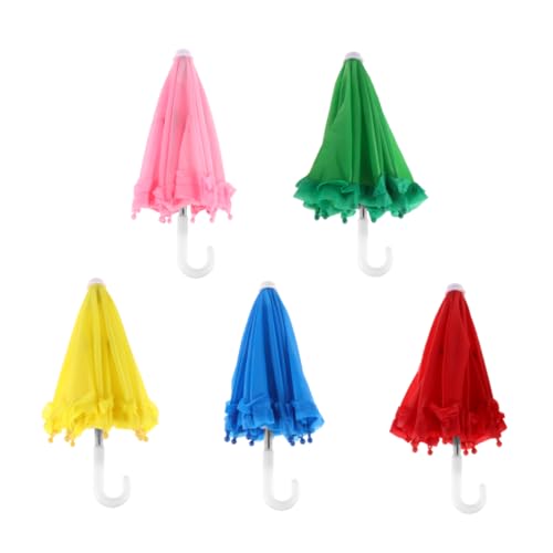 PERSELOSO 5 Stück Regenschirm-Modell Mini-Regenschirmpuppen Mini-Puppen-Regenschirm Toys spielsachen für Kid Toys Regenschirmzubehör für Mini-Regenschirm- PERSELOSO 5 Stück Regenschirm-Modell Mini-Regenschirmpuppen Mini-Puppen-Regenschirm Toys spielsachen für Kid Toys Regenschirmzubehör für Mini-Regenschirm- von PERSELOSO