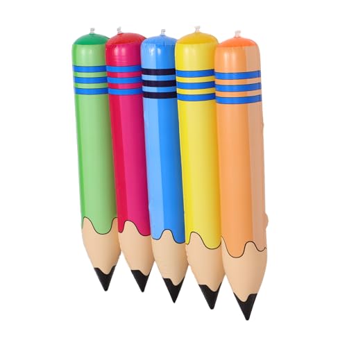 PERSELOSO 5 Stück Riesiger Aufblasbarer Bleistift PVC für Sportevents und Klassenzimmerdekoration Vielseitig Einsetzbar als Hammer Hantel oder Gymnastikstab und Langlebig PERSELOSO 5 Stück Riesiger Aufblasbarer Bleistift PVC für Sportevents und Klassenzimmerdekoration Vielseitig Einsetzbar als Hammer Hantel oder Gymnastikstab und Langlebig von PERSELOSO