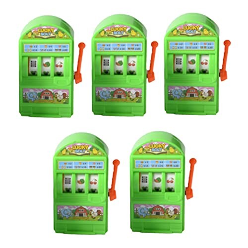 PERSELOSO 5 Stück Teiliges Bingo Handheld Lotteriemaschine Zufallsfarbe für Kreative und Lehrreiche Spiele Fördert Eltern Junge Mädchen Interaktion und Hand Auge Zufällige Farbe von PERSELOSO