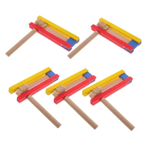 PERSELOSO 5 Stück Teiliges Holz Spinning Ratsche Traditionelles Musikinstrument für Sportveranstaltungen und Feiern Hochwertige Geräusche mit Handgefertigte Holzrassel für Erwachsene PERSELOSO 5 Stück Teiliges Holz Spinning Ratsche Traditionelles Musikinstrument für Sportveranstaltungen und Feiern Hochwertige Geräusche mit Handgefertigte Holzrassel für Erwachsene von PERSELOSO